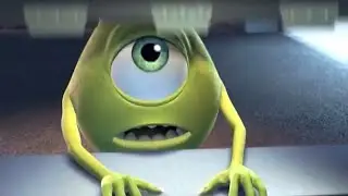 Mike Wazowski screams in pain