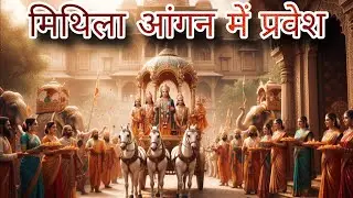 मिथिला आंगन में प्रवेश। Mithila Angan Mein Pravesh| Sitaram Vivah