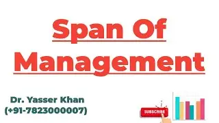 Span Of Management