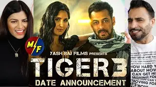 TIGER 3 | Date Announcement REACTION!! | Salman Khan, Katrina Kaif, Emraan Hashmi