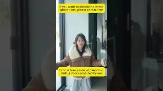 Smart Panoramic Sliding Door, Efficient Customization, Global Delivery