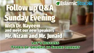 Types of orders in Share market Q&A |  Sunday Evening Q&A with Dr. Nayeem Shariff