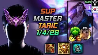 타릭 서폿 템트리 룬 솔라리 수호자 -  Taric Support - 롤 KR 천상계 패치 13.24