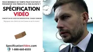 Sp&eacute;cification video / Sp&eacute;cification de produits techniques sur vid&eacute;o et en ligne