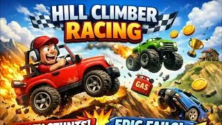 Hill Climber Racing 🚗🔥 | Impossible Hills Challenge Gameplay