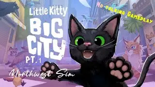 Little Kitty, Big city Pt 1:The Great Fall & First Friends #sleep  #gameplay #littlekittybigcity