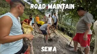 SIKARIDhura #Mataji ko Gown janay Road maintenance|Mandeer bata Sewa Hamro kta Haru bataa|