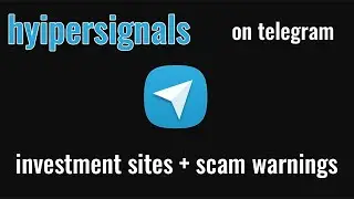 Best Telegram Channel with HYIP Announcements, Scam Warnings & Investment Info | Link in Description