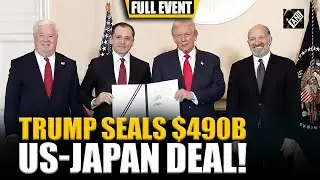 Trump announces historic $490 Billion US-Japan investment deal; Meets business tycoons in Tokyo