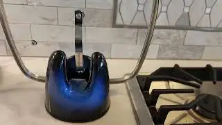 Nihow Pot Lid Holder Stable Ceramic Pan Lid Holder for Kitchen Counter Decor Review