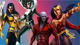 Dr. Light, Deadman, Dawnstar, Wonder Woman vs. Dr. Light, Flash, Lex Luthor, Miracle Molly