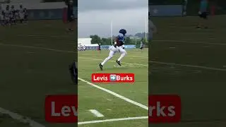Will Levis building that connection with Treylon Burks #titansup #tennessetitans #trainingcamp