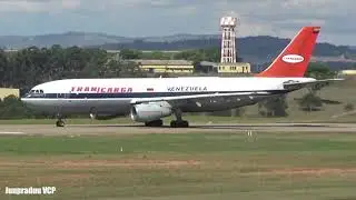 CL&Aacute;SSICO E RAR&Iacute;SSIMO AIRBUS A300 TRANSCARGA DA VENEZUELA NOVAMENTE EM VIRACOPOS.