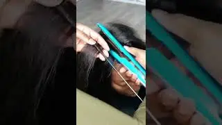 Blending Natural hair in with straight bundles!🤤