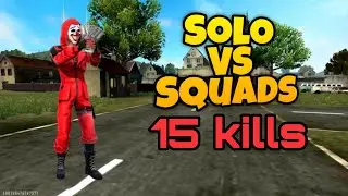solo vs squads 15 kills free fire [SSA🇿🇦 Player]