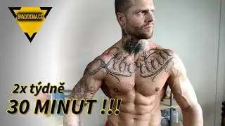#173 Tenhle trénink stačí dělat 2x týdně, aby vám rostly svaly. CVIČENÍ DOMA s vlastní vahou !
