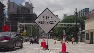 misael soto, IS THIS PROGRESS? (Downtown Miami at N Miami Ave. and NE 6th St.), 2020