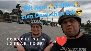 Mit dem E-Bike zum Deutschen Eck 😍🚴 | Unsere Tour mit dem Touroll S2 & Jobrad 💨 #geekbuying #ebike 
