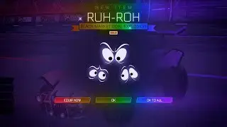 PLAYING ROCKET LEAGUE WITH THE *NEW* RUH-ROH GOAL EXPLOSION!