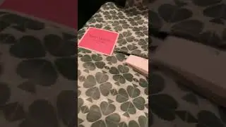Unboxing Kate Spade tote bag from Faye. ( 12/23/19)