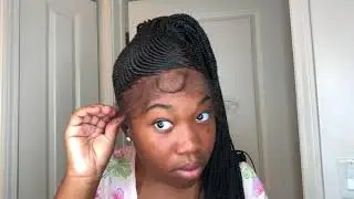 Watch me install this braided wig on myself