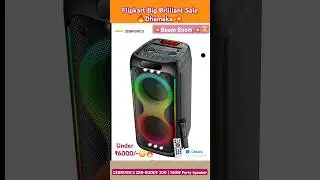 ZEBRONICS ZEB-BUDDY 200 | 100W Bluetooth Party Speaker | RGB Lights, Karaoke 🎤 | Sale under ₹6000 💥