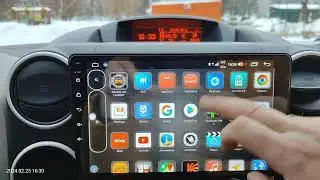 Настройка БК Citro&euml;n Berlingo через меню китайской андроид магнитолы