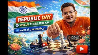 LIVE 🔴 Playing CHESS With Subscribers | Maths Sir ♟️day 12