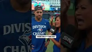 George Springer and the Toronto Blue Jays are about to have one helluva celebration 🍾