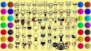 Drawing All Sprunki Characters (Phase 1-3) - Incredibox Sprunki