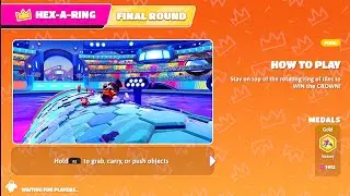 Fall Guys (Hex-A-Ring) Final Round Winner PS5 #fallguys #gameplay