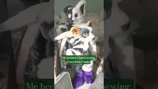 😅Everything #furry #fursuit #relatable #cosplay #therian #alterhuman #handsewing #fursona #trending