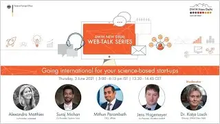 Web Talk - Going International for Your Science-based Startups
