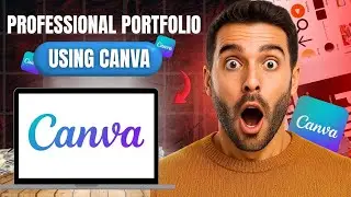how to make portfolio in canva | Easy Portfolio Design Tutorial | Canva Portfolio Guide