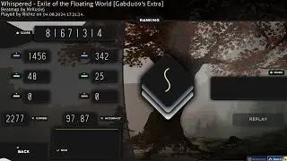 6.68⭐️ Whispered - Exile of the Floating World (Gabdu09's Extra) 97.87% FC