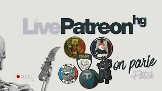Live Patreon : On parle morale patch pvc POLICE et MILITAIRE 🇫🇷