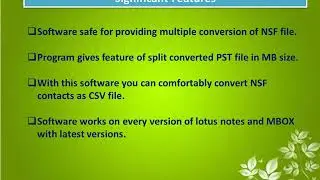 Free NSF file to MBOX file Format Converter Tool