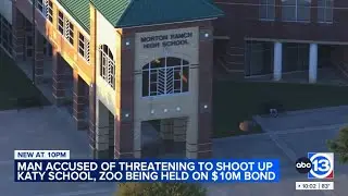 Man accused of threatening to shoot up Morton Ranch HS and zoo