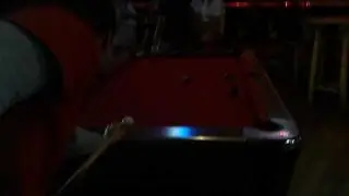 Me and rynoride at a bar playing pool