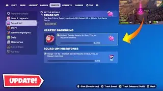 *Free* Heartie Backbling - Fortnite (Love And Legends) Update!