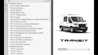 Ford Transit (2014-2022) - Service Manual / Repair Manual - Wiring Diagrams