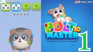 3D Bolt Master&trade; Level 1 &ndash; Beginner Screw Puzzle | Satisfying Unscrew ASMR