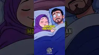 A wife needs more sleep than her husband😴📣#muslim #nikah #marriage #islamic_video #couple #shorts