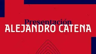 Rueda de prensa de presentaci&oacute;n de Alejandro Catena | 05.07.2023