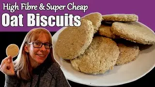 High Fibre Oat Bran Biscuits Recipe / Oat Bran Cookies Recipe