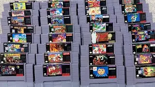 My Current Super Nintendo (SNES) Collection 