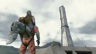 The Odradek Terrain Scanner Incinerator | Crater of Central Knot City. Bridges HQ | Death Stranding
