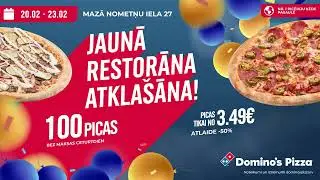 Domino's Pizza NEW Restaurant in RIGA!