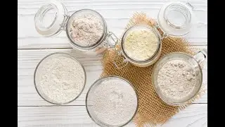 What are the different types of flour and how are they used?