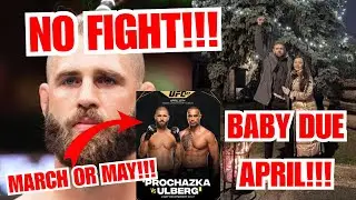 UFC 327 FIGHT UPDATE ALERT!!! JIRI PROCHAZKA SAYS FIGHT NOT SET!!! BABY DUE IN APRIL!!! 